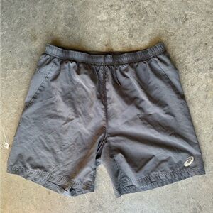 Asics Charcoal Sports Shorts